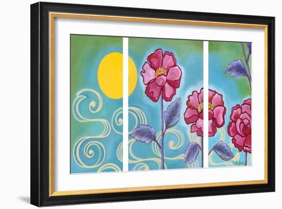 Pink Flower-Carla Bank-Framed Giclee Print