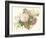 Pink Flowers (Dahlia), Card-null-Framed Giclee Print