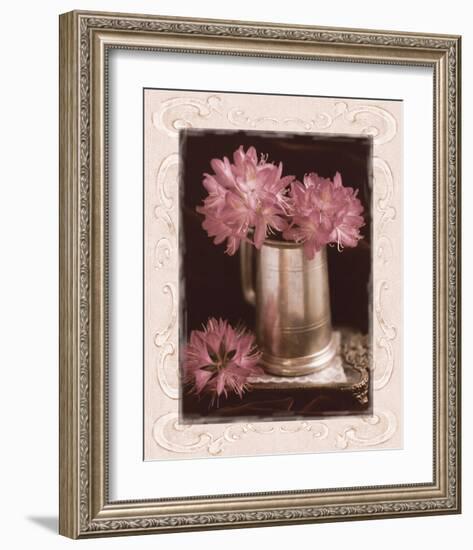 Pink Flowers Fresh Cuts I-Richard Sutton-Framed Art Print