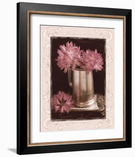 Pink Flowers Fresh Cuts I-Richard Sutton-Framed Art Print