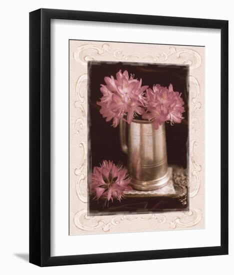 Pink Flowers Fresh Cuts I-Richard Sutton-Framed Art Print