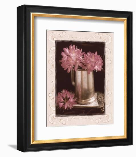 Pink Flowers Fresh Cuts I-Richard Sutton-Framed Art Print