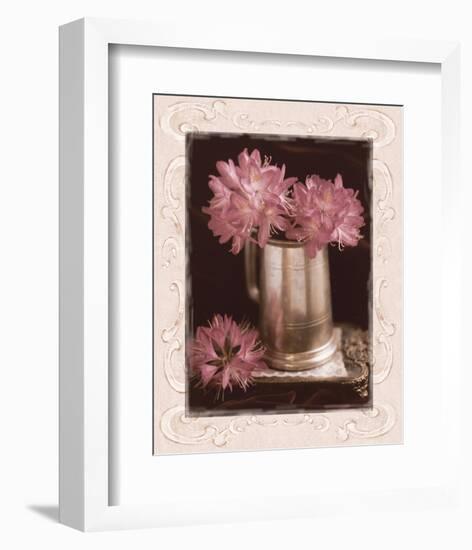 Pink Flowers Fresh Cuts I-Richard Sutton-Framed Art Print