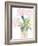 Pink Flowers in Vase-Samuel Dixon-Framed Art Print