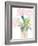 Pink Flowers in Vase-Samuel Dixon-Framed Art Print