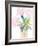 Pink Flowers in Vase-Samuel Dixon-Framed Art Print