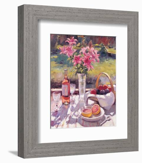 Pink Flowers-Edward Noott-Framed Art Print