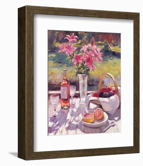 Pink Flowers-Edward Noott-Framed Art Print