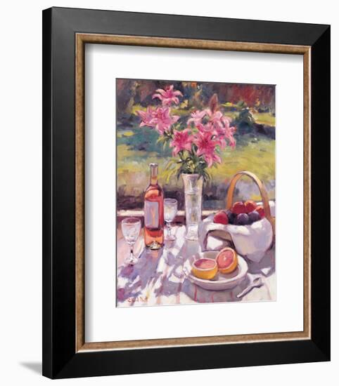 Pink Flowers-Edward Noott-Framed Art Print