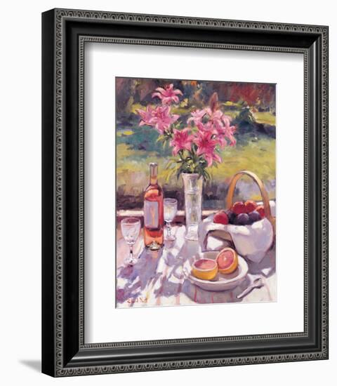 Pink Flowers-Edward Noott-Framed Art Print