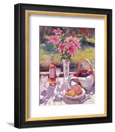 Pink Flowers-Edward Noott-Framed Art Print