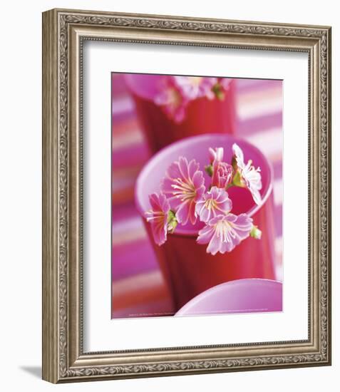 Pink Flowers-Amelie Vuillon-Framed Art Print