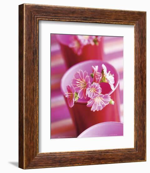 Pink Flowers-Amelie Vuillon-Framed Art Print