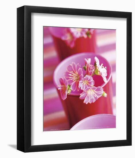 Pink Flowers-Amelie Vuillon-Framed Art Print