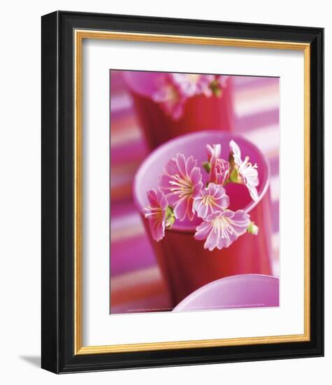 Pink Flowers-Amelie Vuillon-Framed Art Print