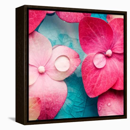 Pink Flowers-null-Framed Premier Image Canvas