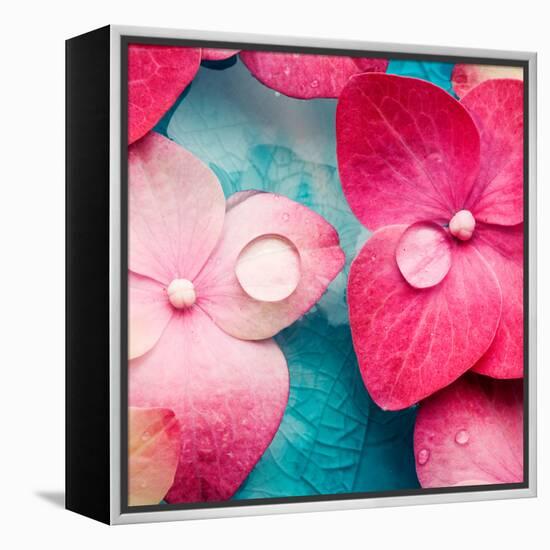 Pink Flowers-null-Framed Premier Image Canvas