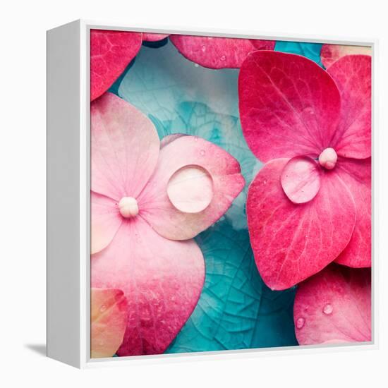 Pink Flowers-null-Framed Premier Image Canvas