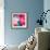 Pink Flowers-null-Framed Photographic Print displayed on a wall