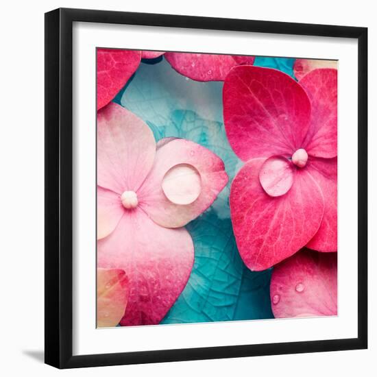 Pink Flowers-null-Framed Photographic Print