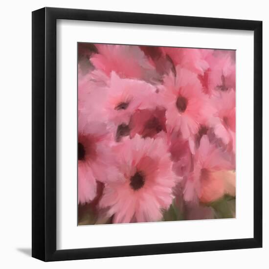 Pink Flowers-Dan Meneely-Framed Art Print