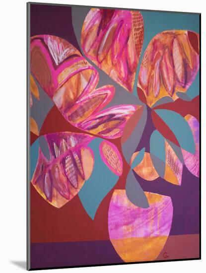 Pink Flowers-Gabriela Avila-Mounted Art Print