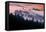 Pink Fog Flow, Sunset Mood and Flow, Marin County, San Francisco-Vincent James-Framed Premier Image Canvas