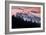 Pink Fog Flow, Sunset Mood and Flow, Marin County, San Francisco-Vincent James-Framed Photographic Print