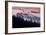 Pink Fog Flow, Sunset Mood and Flow, Marin County, San Francisco-Vincent James-Framed Photographic Print