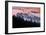 Pink Fog Flow, Sunset Mood and Flow, Marin County, San Francisco-Vincent James-Framed Photographic Print