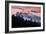 Pink Fog Flow, Sunset Mood and Flow, Marin County, San Francisco-Vincent James-Framed Photographic Print