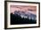 Pink Fog Flow, Sunset Mood and Flow, Marin County, San Francisco-Vincent James-Framed Photographic Print