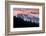 Pink Fog Flow, Sunset Mood and Flow, Marin County, San Francisco-Vincent James-Framed Photographic Print