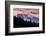 Pink Fog Flow, Sunset Mood and Flow, Marin County, San Francisco-Vincent James-Framed Photographic Print