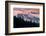 Pink Fog Flow, Sunset Mood and Flow, Marin County, San Francisco-Vincent James-Framed Photographic Print