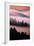 Pink Fog, Sunset Light and Flowing Fog from Pacific Ocean, San Francisco-Vincent James-Framed Photographic Print