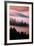 Pink Fog, Sunset Light and Flowing Fog from Pacific Ocean, San Francisco-Vincent James-Framed Photographic Print