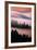 Pink Fog, Sunset Light and Flowing Fog from Pacific Ocean, San Francisco-Vincent James-Framed Photographic Print