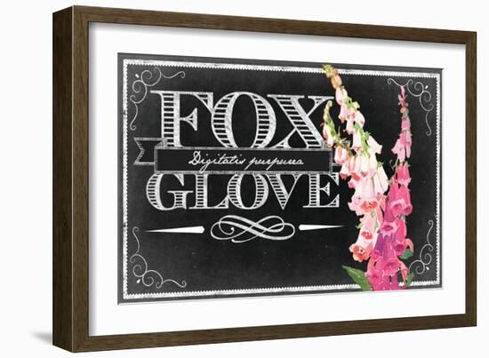 Pink Fox Gloves-null-Framed Giclee Print