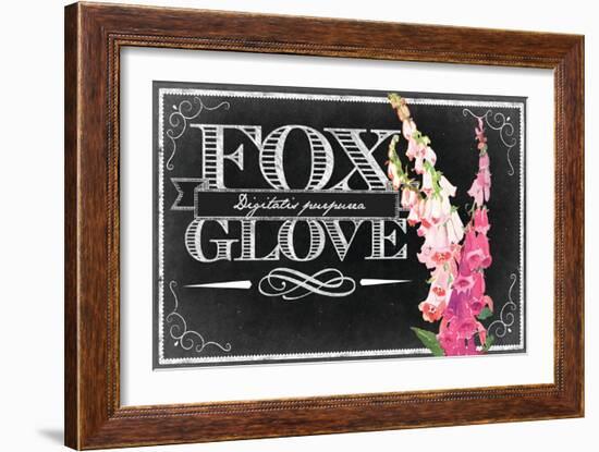 Pink Fox Gloves-null-Framed Giclee Print