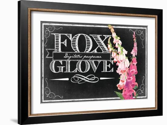 Pink Fox Gloves-null-Framed Giclee Print