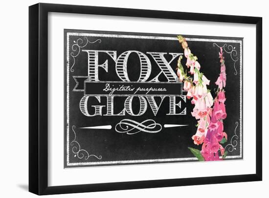 Pink Fox Gloves-null-Framed Giclee Print