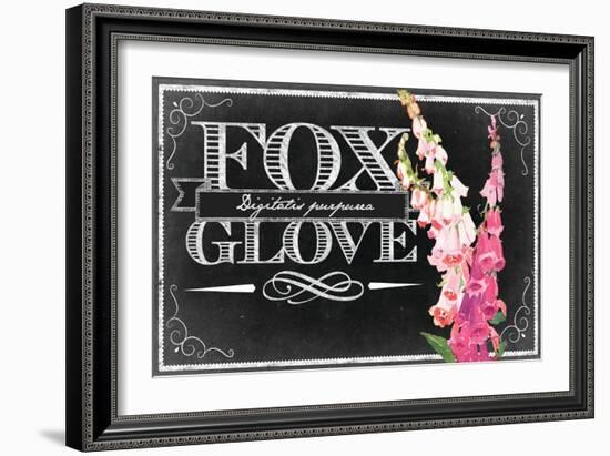 Pink Fox Gloves-null-Framed Giclee Print