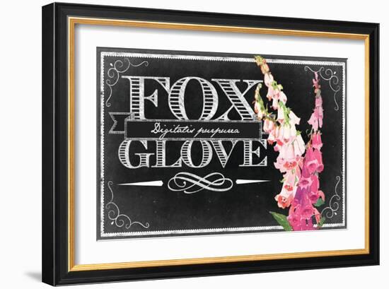 Pink Fox Gloves-null-Framed Giclee Print