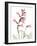 Pink Foxglove Portrait-Albert Koetsier-Framed Premium Giclee Print