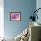 Pink Galaxy-Nyon-Framed Photographic Print displayed on a wall