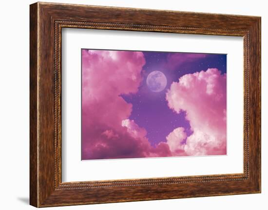 Pink Galaxy-Nyon-Framed Photographic Print