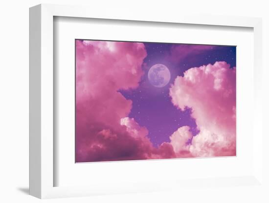 Pink Galaxy-Nyon-Framed Photographic Print