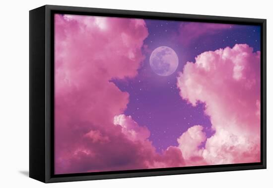 Pink Galaxy-Nyon-Framed Premier Image Canvas