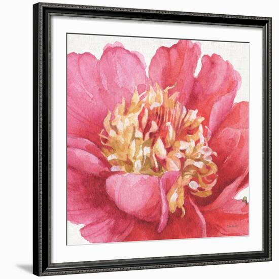 Pink Garden V-Lisa Audit-Framed Art Print